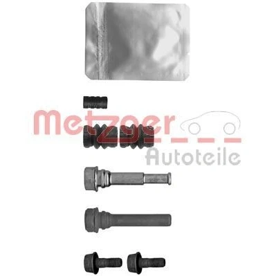 Billede af METZGER 113 1490X glidersæt, bremsekaliper med ekstra styrebolt SUBARU: Forester III, Legacy 4, IV