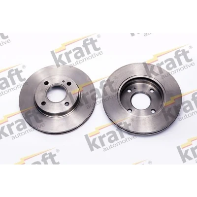 Billede af KRAFT 6042102 Bremseskiver foraksel 258 23 indvendigt ventileret FORD: FIESTA 6, 6 Van