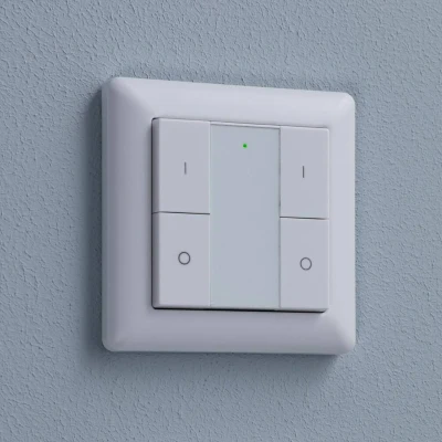Billede af Paulmann vægkontakt ZigBee 2 bande tænd/sluk/dimmer