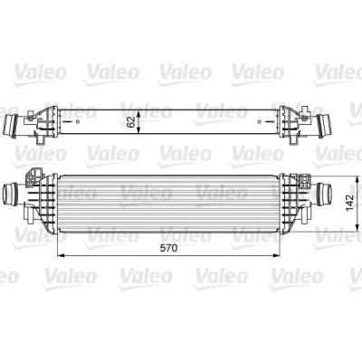 Billede af VALEO 818628 Intercooler uden EGR ventil