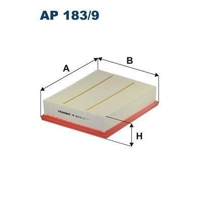 Billede af FILTRON AP 183/9 Luftfilter 63 232 284 Filterindsats VOLKSWAGEN: Polo V Hatchback, SEAT: Toledo 4, Ibiza 4 Sportcoupe, SKODA: Rapid Hatchback