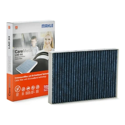Billede af MAHLE ORIGINAL LAO 93 Kabinefilter Aktivkulfilter, med antiallergisk virkning, antibakteriel virkning 297,5 204 30,0 CST4624 AUDI: A4 B8 Avant