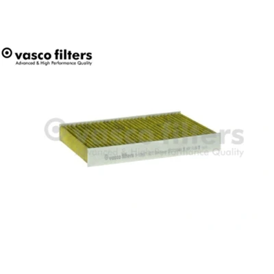 Billede af DAVID VASCO B272 Kabinefilter Aktivkul filter med Polyphenol 153mm 238mm 32mm NISSAN: Juke, Pulsar Hatchback, RENAULT: Fluence