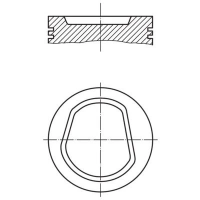 Billede af MAHLE ORIGINAL 030 42 02 Motor Stempel 77,01 VOLKSWAGEN: GOLF 3