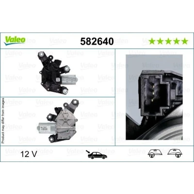 Billede af VALEO 582640 Viskermotor 12 bag til venstre /højrestyring NISSAN: Qashqai 2, DACIA: Duster II