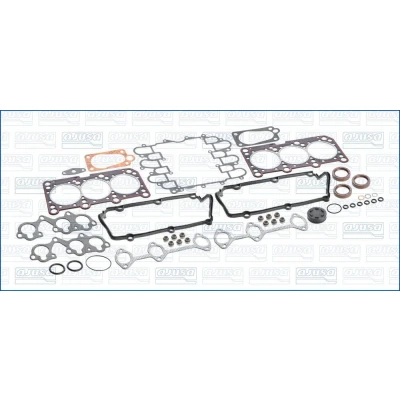 Billede af AJUSA 52101300 Pakningssæt, topstykke med cylinderhovedpakning, ventilarmstætning FIBERMAX AUDI: A4 B5 Sedan, 100 C4 80 B4 Sedan