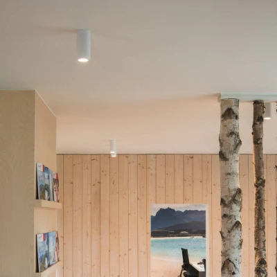 Billede af SLV Enola_B CL 1 loftspot, hvid, aluminium, Ø 6,7 cm
