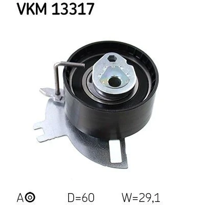 Billede af SKF VKM 13317 Strammehjul, tandrem FORD: FOCUS 3 Turnier, CITROËN: C5