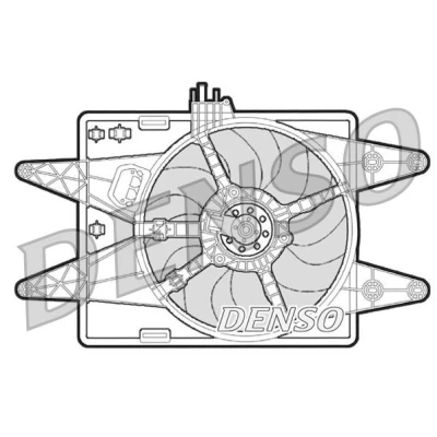 Billede af DENSO DER09022 Køleventilator 370 12 350