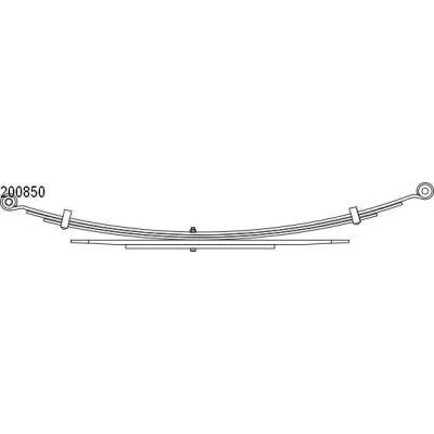 Billede af CS Germany 10.200.850.00 Bladfjeder bagaksel FORD: Ranger Mk2