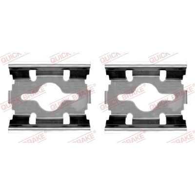 Billede af QUICK BRAKE 109 1657 Tilbehørssæt, skivebremsebelægning IVECO: DAILY 2 Kasten/Kombi, 6 , 3, FIAT: Ducato II Bus
