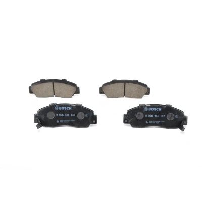 Billede af BOSCH 0 986 461 142 Bremseklodser Low Metallic med indbygget slidsensor anti knirke plade HONDA: HR V I, Integra II Coupe, CIVIC 6 Fastback
