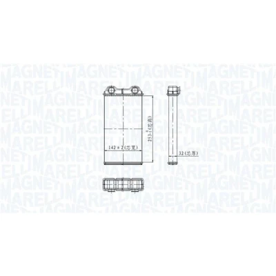 Billede af MAGNETI MARELLI 350218439000 Varmeveksler
