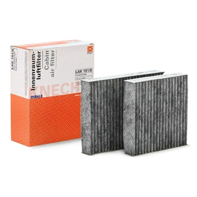 Billede af MAHLE ORIGINAL LAK 191/S Kabinefilter Aktivkulfilter 199,0, 204,0, 204 157 31,0, 32,0 PEUGEOT: 208 I Hatchback, 2008 Stationcar, 207 SW