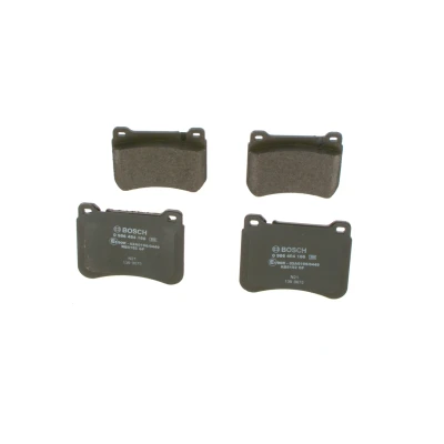 Billede af BOSCH 0 986 494 166 Bremseklodser Low Metallic med anti knirke plade MERCEDES BENZ: CLK Coupe, C klasse Sedan, T modell