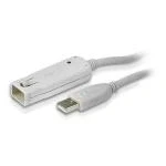 Billede af Aktiv USB 2.0 Forlængerkabel A Han Hun 12 m Elfenbensfarvet