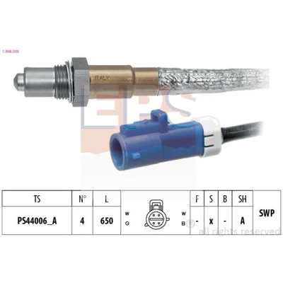 Billede af EPS 1.998.300 Lambdasonde Made in Italy OE Equivalent opvarmet, pladesonde, Gevind, forsmurt FORD: Focus 3 Turnier, 2, 2 Kombi