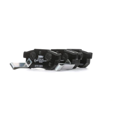 Billede af VALEO 301053 Bremseklodser FIRST bagaksel Inkl. slidadvarselskontakt uden anti knirke plade HONDA: CIVIC 6 Hatchback, Jazz 3, PRELUDE 3