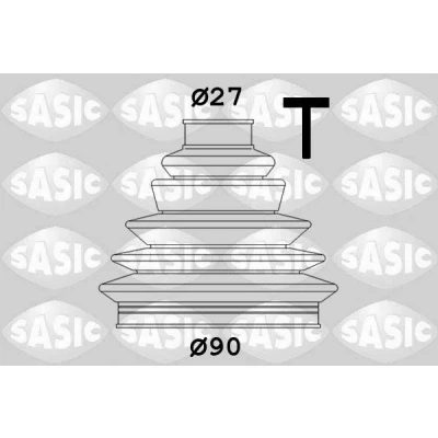 Billede af SASIC 1906112 Drivakselmanchet foraksel, hjulsidet Termoplast FIAT: Doblo II Van / Stationcar, Stilo Hatchback, BRAVO 2, ALFA ROMEO: 156 Sportwagon