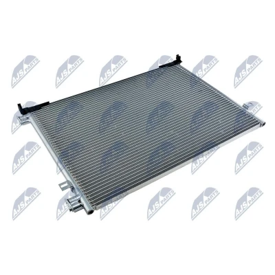 Billede af NTY CCS PL 024 Kondensator uden tørrer Aluminium 714 RENAULT: TRAFIC 2 Bus, OPEL: Vivaro A Van