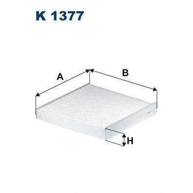 Billede af FILTRON K 1377 Kabinefilter Partikelfilter 215 200 30 FORD: Transit V363 Ladvogn / Chassis, Mk6 Van, Tourneo