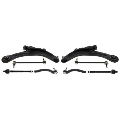 Billede af MAPCO 53133 Bærearmssæt venstre foraksel, højre nede med bære /styreled, gummileje, koblingsstang RENAULT: MEGANE 2 Kombi