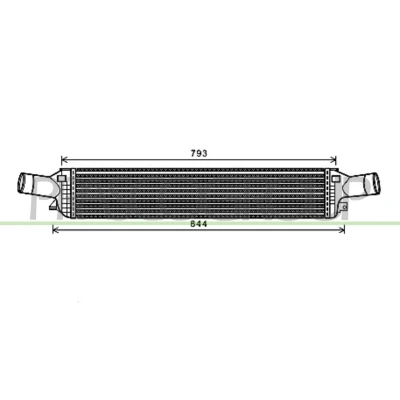 Billede af PRASCO AD024N001 Intercooler AUDI: A4 B8 Avant, Sedan