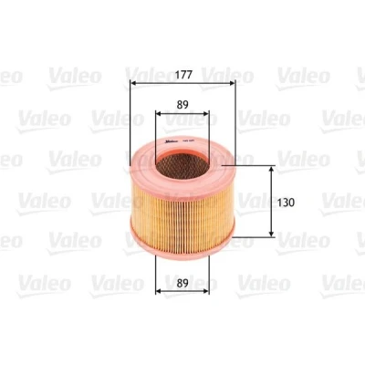 Billede af VALEO 585605 Luftfilter 130 177 Filterindsats RENAULT: MEGANE 1, 1 Coach