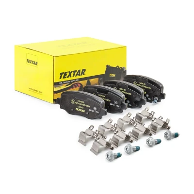 Billede af TEXTAR 2230401 Bremseklodser med akustisk advarsel for slid bremsecaliperskruer tilbehør FIAT: 500X, JEEP: Renegade SUV