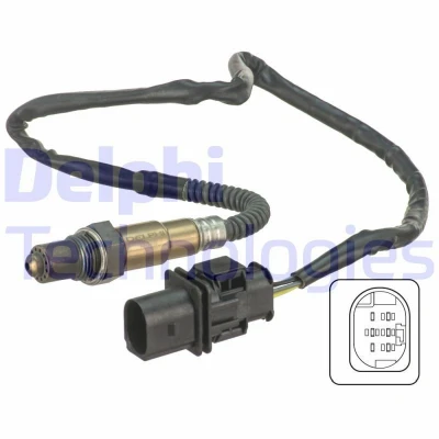Billede af DELPHI ES20538 12B1 Lambdasonde bredbånd lambda sonde, opvarmet AUDI: A3 Sportback, Hatchback