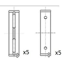 Billede af FAI AutoParts BM1050 020 Krumtapakselleje FIAT: Coupe
