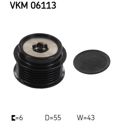 Billede af SKF VKM 06113 Friløbskobling 43 TOYOTA: Yaris II Hatchback