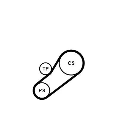 Billede af CONTITECH 4PK735K1 Kileribberem FORD: MONDEO 3 Kombi