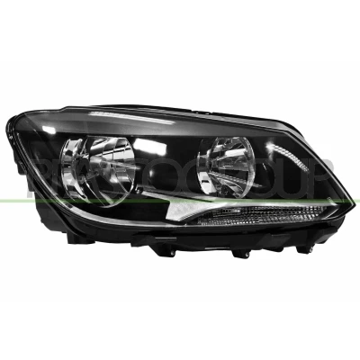Billede af PRASCO VG9064903 Forlygter højre H7, H15 med indstillingsmotor for LWR VOLKSWAGEN: Caddy 3, Touran I
