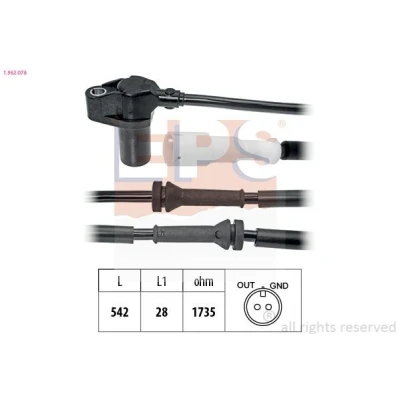 Billede af EPS 1.962.078 ABS Sensor 542 RENAULT: CLIO 2, 3