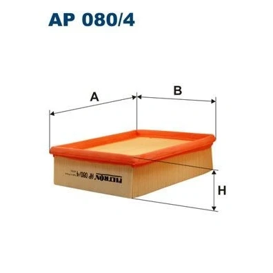 Billede af FILTRON AP 080/4 Luftfilter 58 170 206 Filterindsats PEUGEOT: Hatchback, SW, Van, CITROËN: Xsara Picasso, Hatchback