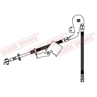 Billede af QUICK BRAKE 58.803X Bremseslange 400 M10x1 PEUGEOT: 407 Sedan, SW, Coupe