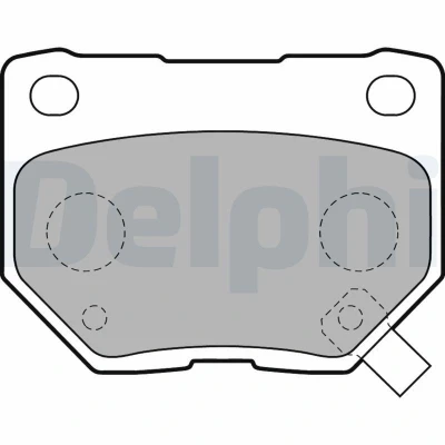 Billede af DELPHI LP1780 Bremseklodser med akustisk advarsel for slid anti knirke plade tilbehør SUBARU: Impreza II Stationcar, Sedan