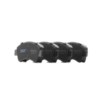 Billede af SKF VKBP 80040 Bremseklodser Ikke forberedt til slidindikator med tilbehør PEUGEOT: 207 SW, 208 I Hatchback, DS: DS3 Hatchback