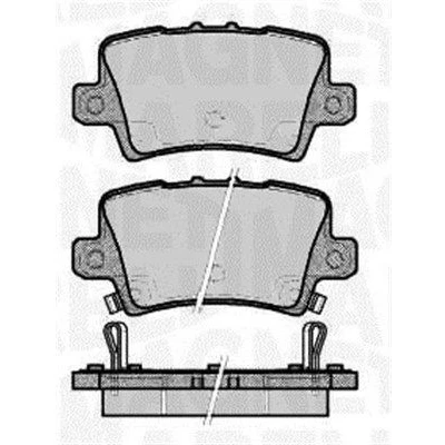 Billede af MAGNETI MARELLI 363916060621 Bremseklodser med akustisk advarsel for slid HONDA: CIVIC 8 Hatchback