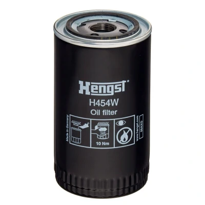 Billede af HENGST filter H454W Oliefilter 1 12 UNF Påskruet NISSAN: Patrol Hardtop, GR 5 SUV, 3/1 SUV