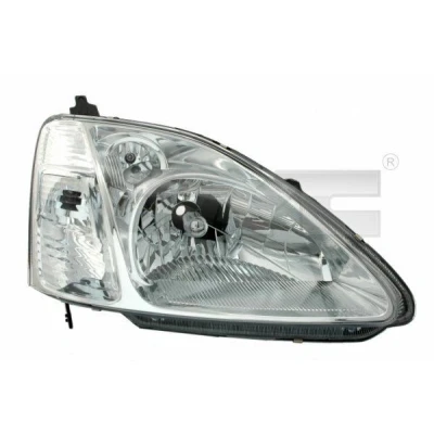 Billede af TYC 20 6251 05 2 Forlygter højre H4 med elektronisk motor, pærefatning HONDA: CIVIC 7 Hatchback