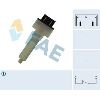 Billede af EPS 1.810.129 Bremselyskontakt mekanisk Made in Italy OE Equivalent VOLKSWAGEN: Polo III Classic