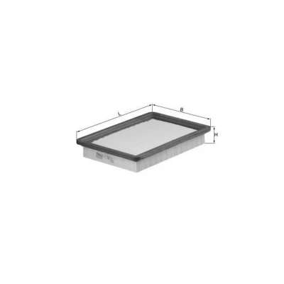 Billede af MAHLE ORIGINAL LX 790 Luftfilter 40,0 180 261,0 Filterindsats HYUNDAI: COUPE