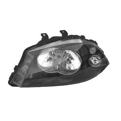 Billede af VAN WEZEL 4917961 Forlygter venstre H4 gul til højrekørsel uden indstillingsmotor for LWR P43t SEAT: Ibiza 3, Córdoba II Sedan