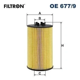 Billede af FILTRON OE 677/9 Oliefilter Filterindsats MERCEDES BENZ: C klasse T modell, E Sedan