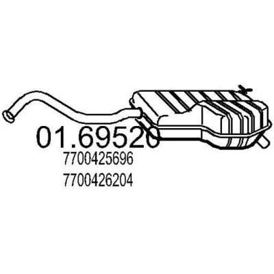 Billede af MTS 01.69520 Lydpotte 1190