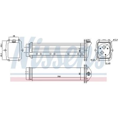 Billede af NISSENS 96432 Intercooler AUDI: A4 B8 Avant, A5 Sportback, Sedan