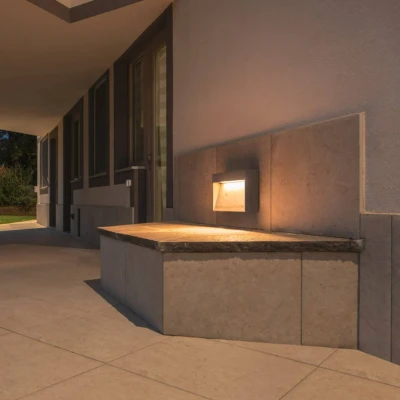 Billede af SLV Concreto LED udendørs væglampe, bredde 37,5 cm