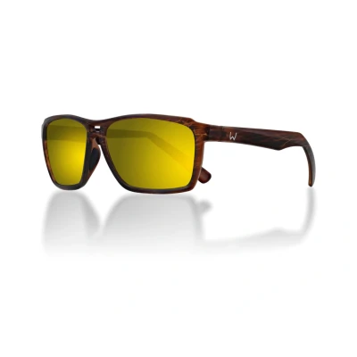Billede af Westin W6 Street 150 Matte Brown Stripe LB LM Yellow AR Green Polarised sunglasses